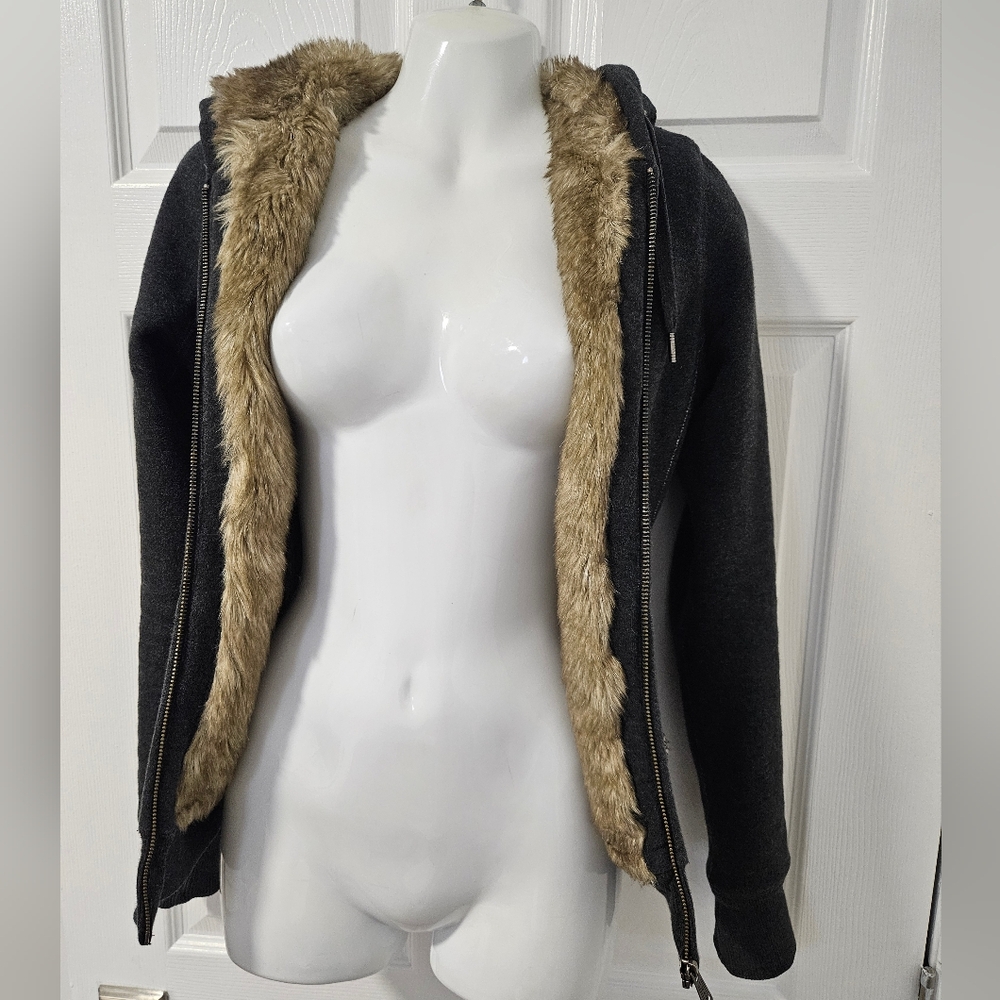 TNA Fur Lined Zip Hoodie